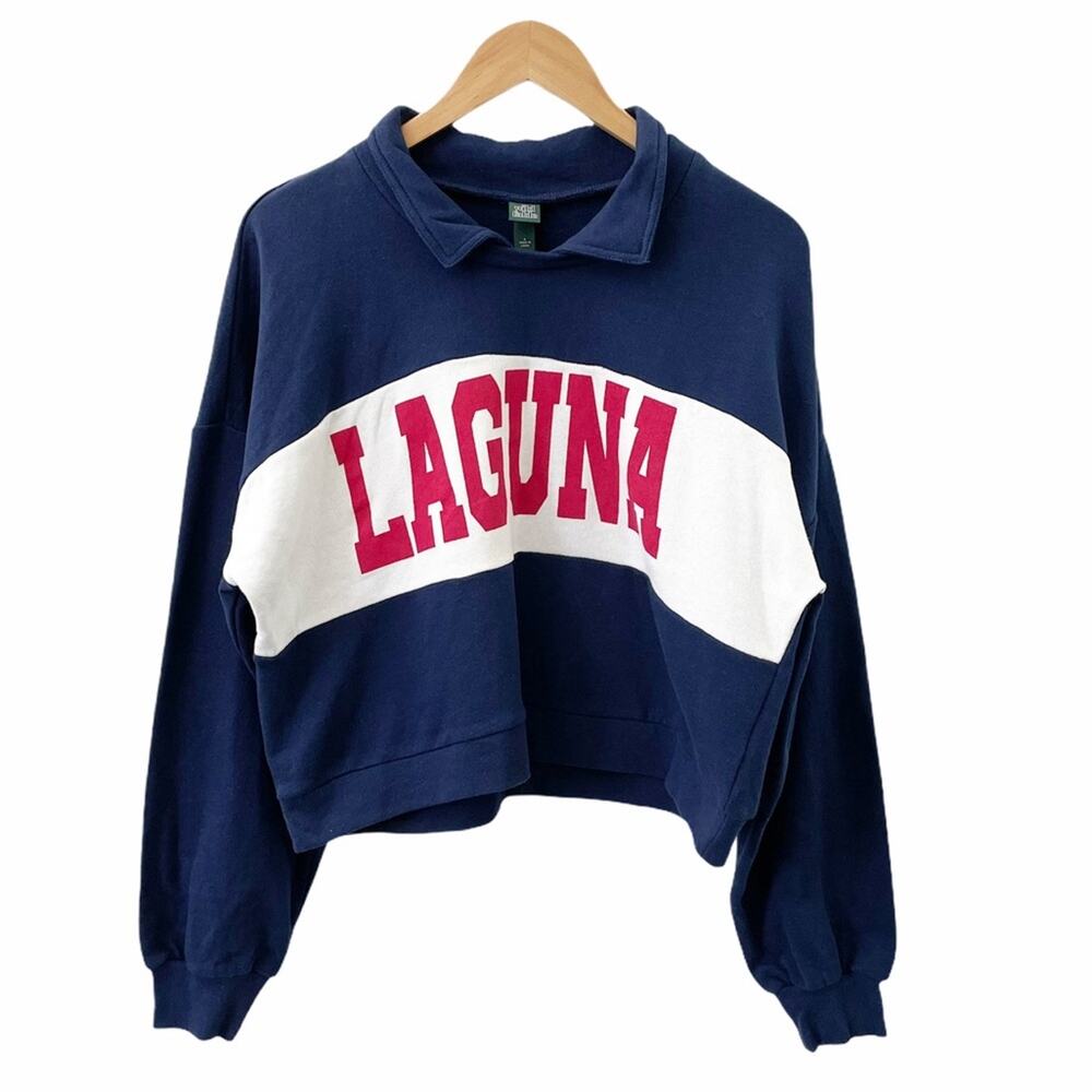 Wild Fable Semi Crop Laguna Sweater Size Large